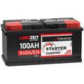 Autobatterie 100AH 12V LANGZEIT Starterbatterie ersetzt 90Ah 92Ah 95Ah Batterie