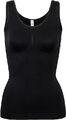 Unterhemd Figur formend 1 -3 St. Damen Shapewear schwarz Top Seamless Bauchweg