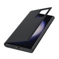 Original Samsung Smart View Wallet Cover Case Galaxy S23 Ultra Schwarz "sehr gut