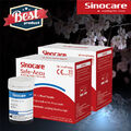 Sinocare Safe-Accu 100 Stk. Blutzuckerteststreifen + 100 Lanzetten ohne Monitor