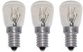 3er Set Kühlschranklampe Kühlschrankbirne E14 15 Watt 2800 K warmweiß