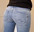 Beliebte Pepe Jeans Saturn W28 L30 Hell Blau Used Straight Top Zustand 