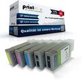 5x Ultra XL Tintenpatronen für Canon imagePROGRAF IPF605 Drucker Tinte