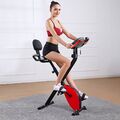 LCD Heimtrainer Fitnessbike Ergometer Cycling Fahrrad Klappbarer X-bike