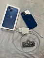 Apple iPhone 13 mini - 128GB - Blau + Powerbank ohne Simlock 