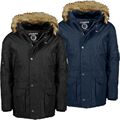 Geographical Norway Herren Parka Abiosaure Outdoor Winterparka Winterjacke