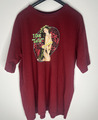 Nike Vintage T-Shirt Hawaii Style - Loose Fit Rot/Red XXL