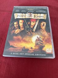 Fluch der Karibik mit Johnny Depp Orlando Bloom Keira Knightley | 2 DVD |