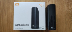 WD Elements 18TB Externe USB 3.0 Festplatte Western Digital UK OVP