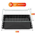 Backblech Grill Set 445 x 375 Emailiert Backofenblech Fettpfanne Whirlpool Ignis