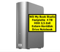 WD My Book Studio  Festplatte  4 TB HDD 3,5 Zoll  Extern Harddisk Drive Notebook