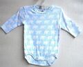 SANETTA Baby-Body  1/1 Arm h.blau Motiv Bären Gr  56  VP 9,95 €