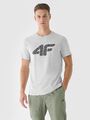 4F Regular Fit T-Shirt mit Print für Herren - grau 4FWMM00TTSHM1844-27M