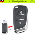 Klapp Schlüssel UMBAU Gehäuse HU83 für Peugeot 308 207 407 Expert Citroen C8