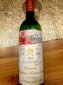 Seltene Flasche Chateau Mouton Philippe de Rothschild und Baselitz 1989 leer 