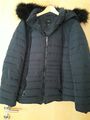 Damen Winterjacke dunkelblau, Gr. 46