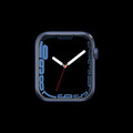 Apple Watch (Series 7) Aluminium 45 mm GPS - Blau, Sportarmband Nike: Blau #S...