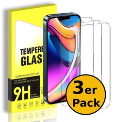 3x Panzerfolie Für iPhone 15 14 13 12 11 X XS XR 8 7 6S Pro Max Plus Schutzglas⭐️ DEUTSCHER HÄNDLER ⚡ BLITZVERSAND 🔥 PREMIUM QUALITÄT