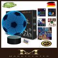 Sichere LED Nachtlicht Fußball – 3D Lampe mit Fernbedienung für Kinderzimmer