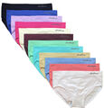 3-12 Pack Damen Slips Mikrofaser Unterhosen Schwarz Briefs Panty Unterwäsche