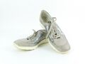 Rieker Damen Freizeitschuhe Sneaker Turnschuhe Kunstleder taupe Gr. 41 (17167)