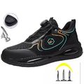 2024 Neu Herren Leichte Arbeitsschuhe Sicherheitsschuhe Stahlkappe Sport Sneaker