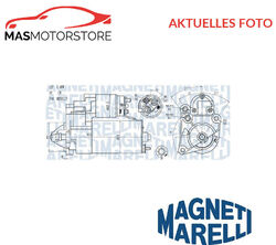 MOTOR ANLASSER STARTER MAGNETI MARELLI 063720784010 I FÜR SUZUKI SAMURAI 46KW