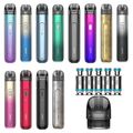 Aspire Flexus Q Pod Kit 700mAh 2ml E-Zigarette Vape / 5er Pack Coil / Ersatztank