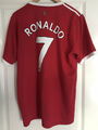 "Manchester United 2021-2022 Heimshirt #7 Cristiano Ronaldo Erwachsene 2XL 44"""