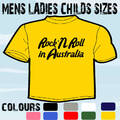 ROCK N ROLL IN AUSTRALIA OZ FUNKY MUSIK T-SHIRT 