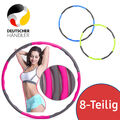 8 Teilig Hula Hoop Reifen Ring Bauch Trainer Fitness Gymnastik Sport Massage 1kg