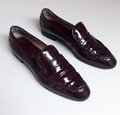 TOD'S mocassini donna in vernice bordeaux t. 39,5/40 tods pelle scarpe basse