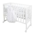 Roba Kids Stubenbett 3in1 Beistell- & Babybett, Bank weiss Sternenzauber TOP