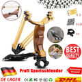 PROFI STEINSCHLEUDER Zwille Sport Schleuder Slingshot Wild Jagd Schießen Tool DE