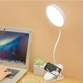 LED Klemmleuchte dimmbar Schreibtischlampe Leselampe flexibel USB Tisch-LampeDHL