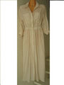 H&M TRAUMHAFTES MAXIKLEID HEMDBLUSEN-KLEID CREME-FARBEN Gr. 38  NUR 1-2 x GETR.