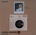 Fujifilm Instax Square SQ1  62 x 62 mm Sofortbild Kamera Chalk White NEU OVP