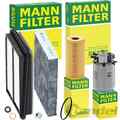 MANN FILTER INSPEKTIONSPAKET passend für NISSAN X-TRAIL 3 T32 RENAULT KOLEOS 2