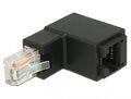 DELOCK Adapter RJ45 St gewinkelt -> RJ45 Bu Cat.6 UTP, Delock [86424]