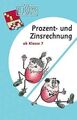 LÜK: Prozent- und Zinsrechnung: ab Klasse 7 von Vogel, H... | Buch | Zustand gut