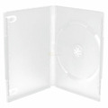 25 x 1 Fach DVD Hüllen für 1 CD / DVD / Blu-Ray Hülle | 14mm Transparent / Klar