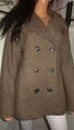 H&M Warme -Jacke Braun Taschen Knopf  Winter Gr 40