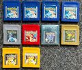 Nintendo Gameboy Color Spiel Auswahl Pokemon Rot Gelb Blau Silber Gold Kristall