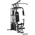 Gym Kraftstation Fitnessstation Multigym Fitnessgerät inkl. 45kg Gewichten