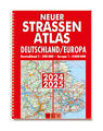 Neuer Straßenatlas 2024/2025 - Deutschland/Europa