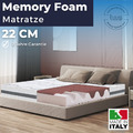 Memory Foam Matratze 22cm |Ergonomisch, hypoallergen, atmungsaktiv, orthopädisch