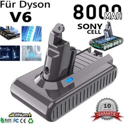 9000mAh Akku Für Dyson V8 V6 V10 Ersatzakku V8 Animal SV10 V8 Absolute Series