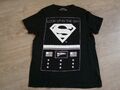 Männer Herren Sommer T-Shirt schwarz weiß von JACK & JONES Superman Motiv Gr. M