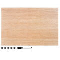 Magnettafel 60x40cm Magnetpinnwand Memoboard Notiztafel Holz Design