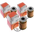 3x MAHLE / KNECHT Ölfilter OX 41D Oil Filter